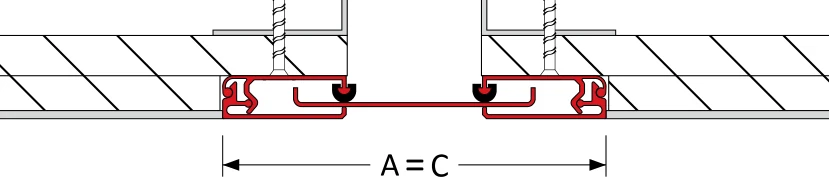 Section of a MegAtec 360 wall joint